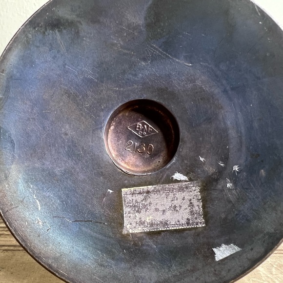 Mid Century BM Co. Silver Candelabras Candlestick 3 - Picture 2 of 4